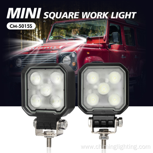 4x4 Off road Motorcycle Tractors led work light 3 inch mini 15W Square led work pod light for truck